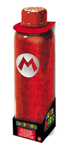Bouteille En Acier Inoxydalbe - Mario - Super Mario Rouge 515ml